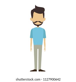 Man cartoon isolated