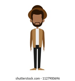 Man cartoon isolated
