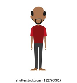 Man cartoon isolated