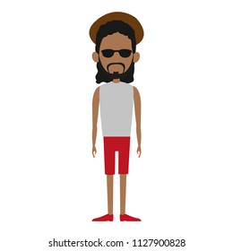 Man cartoon isolated