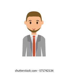 Man cartoon isolated icon vector illustration graphic design