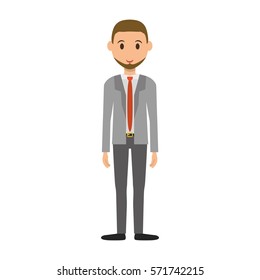 Man cartoon isolated icon vector illustration graphic design