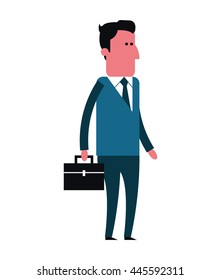 Man cartoon. People design. Vector graphic