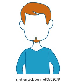 Man cartoon profile