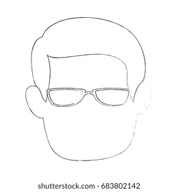 Man cartoon profile