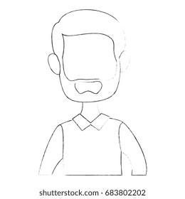Man cartoon profile