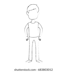 Man cartoon profile