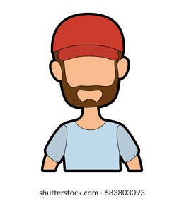 Man cartoon profile
