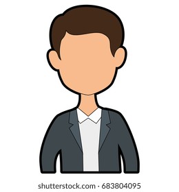 Man cartoon profile
