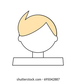 Man cartoon profile