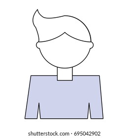 Man cartoon profile