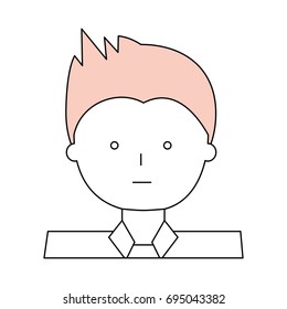 Man cartoon profile