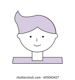 Man cartoon profile