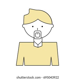 Man cartoon profile