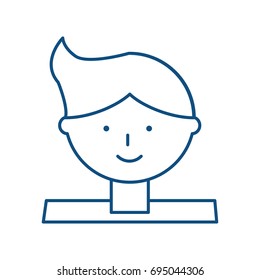 Man cartoon profile
