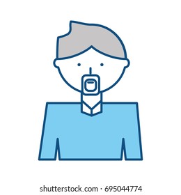 Man cartoon profile