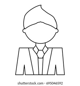 Man cartoon profile