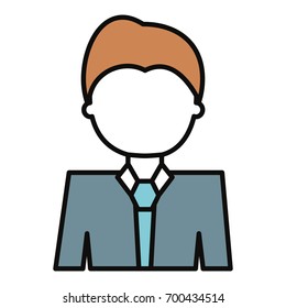 Man cartoon profile
