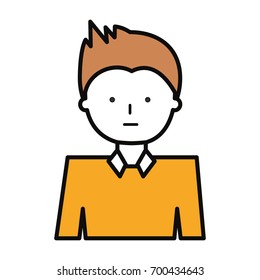 Man cartoon profile