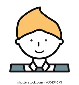 Man cartoon profile