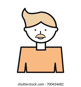 Man cartoon profile