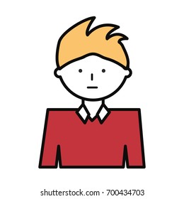 Man cartoon profile