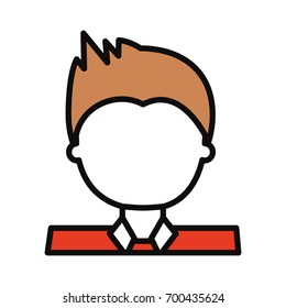 Man cartoon profile