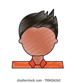 Man cartoon profile