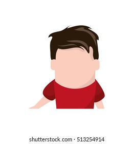Man cartoon stretching design