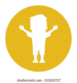 Man cartoon stretching design