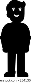 MAN CARTOON VECTOR ON WHITE BACKGROUND