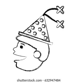 Man celebrating cartoon