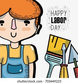 man celebrating hoday of labor day