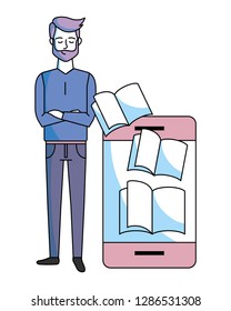 man with cellphone