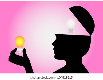 Man change new idea