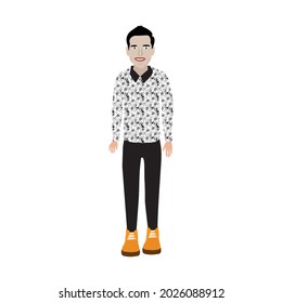Man character for 2D animation