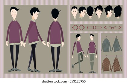 man, character animation