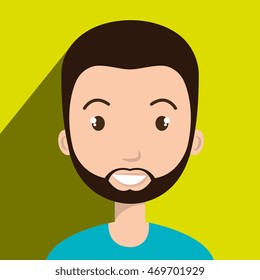 man character boy icon vector illustration graphic