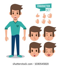Man character cartoon