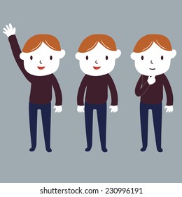 Man Character cartoon