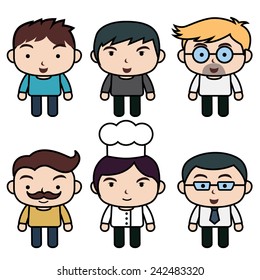 Man character cartoon
