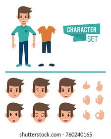 Man character cartoon