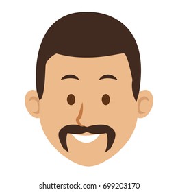 man character face avatar male