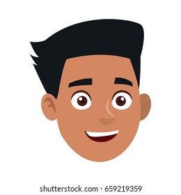man character face avatar portrait