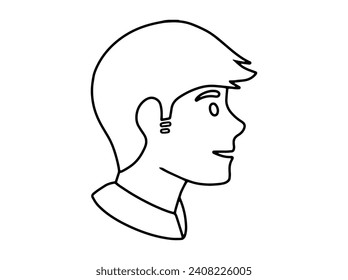 Man Character Icon Avatar Illustration