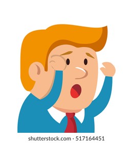 man character isolated icon