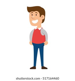 man character isolated icon