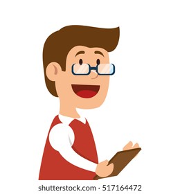 man character isolated icon
