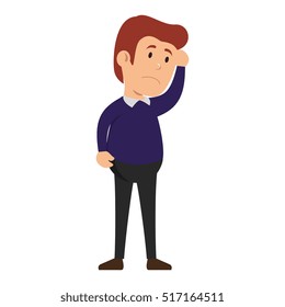 man character isolated icon