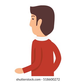 man character isolated icon